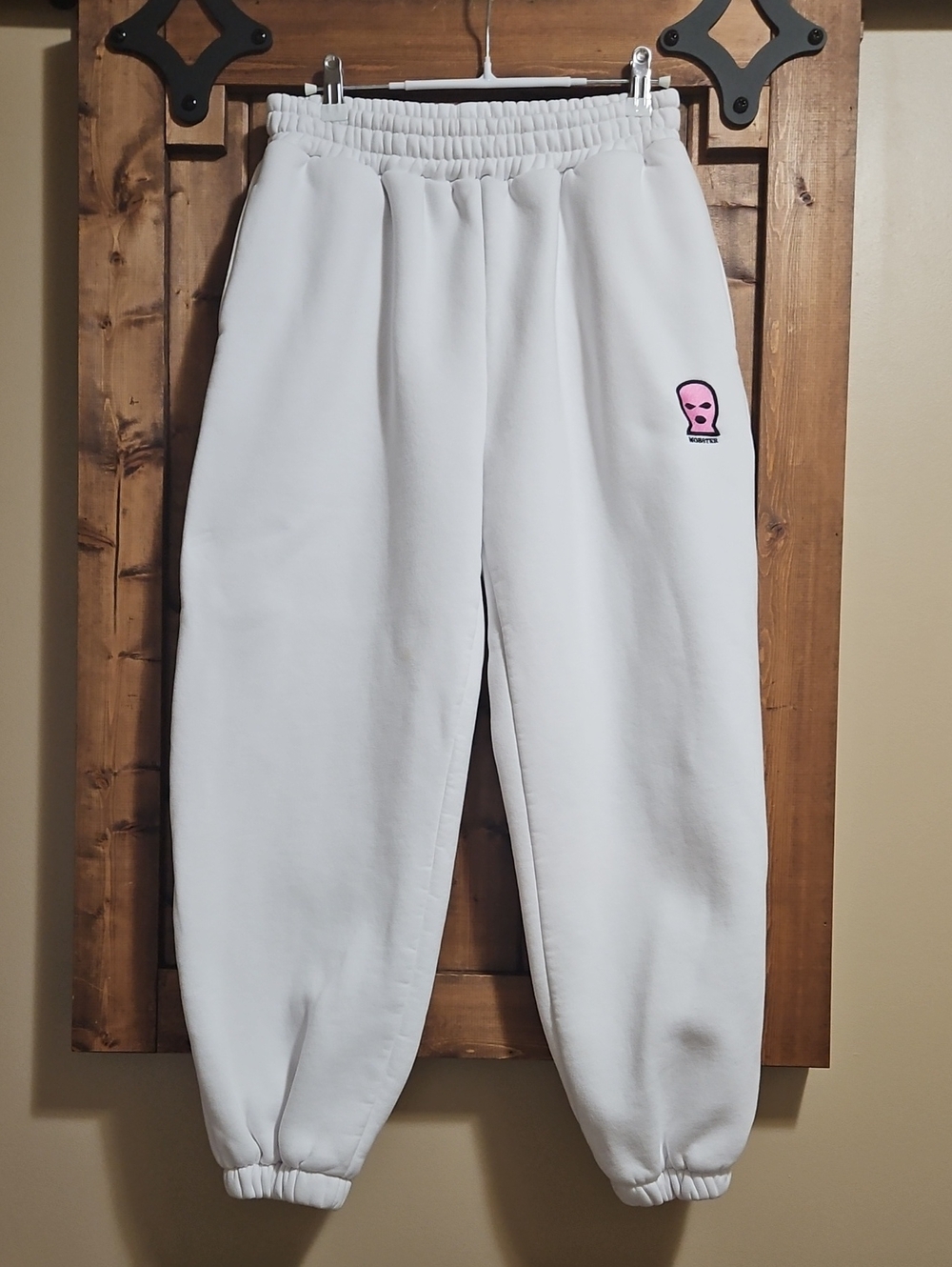 Strawberry Milk Mob Sweatpants Medium In White